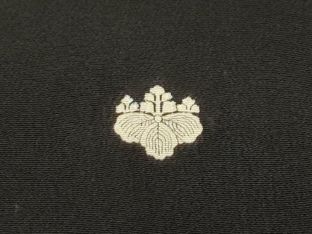 平和屋着物■豪華黒留袖　刺繍　山車文　金彩　正絹　逸品　AABH6201sx