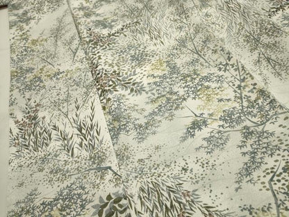 平和屋着物■小紋 草花文 洗える着物 AABH6224sx