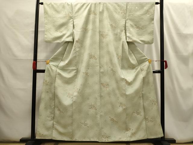 平和屋着物■小紋 花陶器文 洗える着物 AABH6225sx