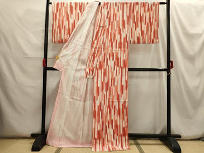 平和屋着物■小紋 矢羽根文 洗える着物 AABH6226sx