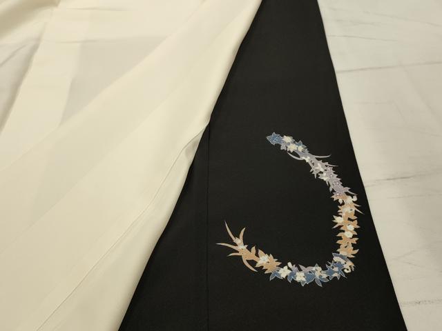 平和屋着物■豪華黒留袖　作家者　童子　正絹　逸品　AABH6231sx