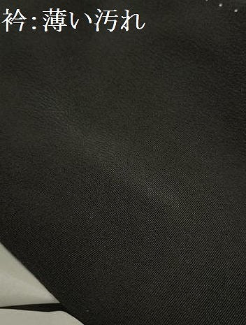 平和屋着物■豪華黒留袖 地紙花鳥文 正絹 逸品 AABH6232sx