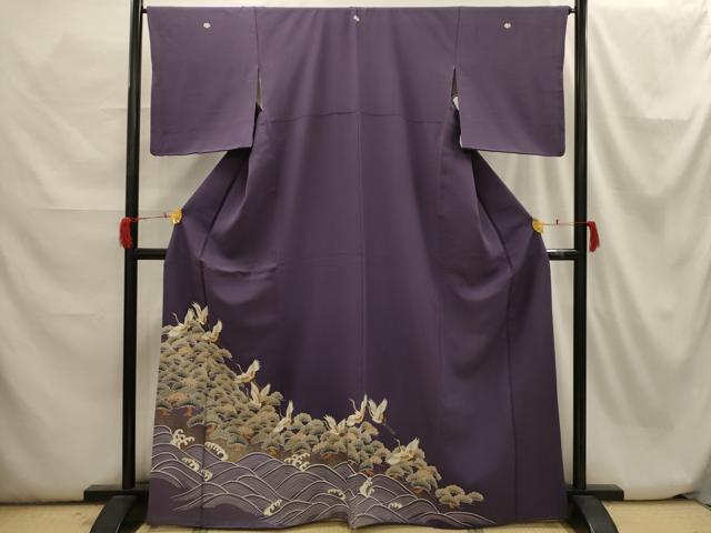 平和屋着物▽上質な小紋　単衣　縞　正絹　逸品　AABH5626jh 平和屋着物▽上質な小紋 単衣 縞 正絹 逸品 AABH5626jh - メルカリ