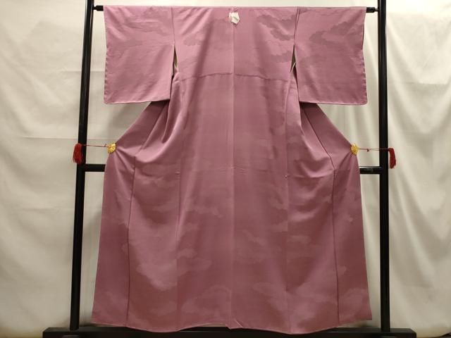 平和屋着物■上質な小紋　雲海文　正絹　逸品　AABH6280sx