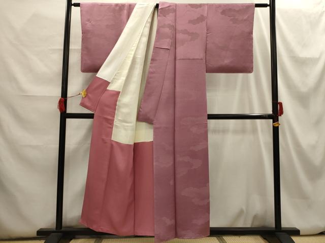 平和屋着物■上質な小紋　雲海文　正絹　逸品　AABH6280sx