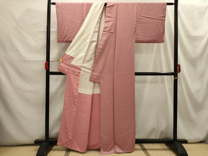 平和屋着物■上質な小紋　作家物　格子　正絹　逸品　AABH6282sx