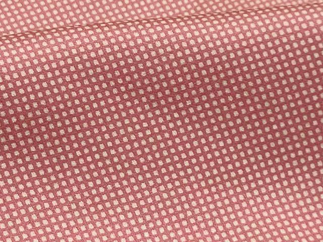 平和屋着物■上質な小紋　作家物　格子　正絹　逸品　AABH6282sx
