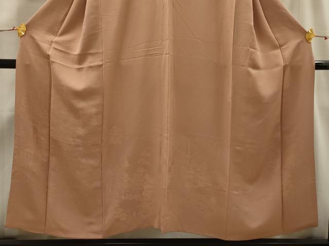 平和屋着物■無地絵羽訪問着　祇園祭　赤白橡色　正絹　逸品　AABH6283sx