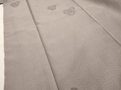 平和屋着物■上質なお召 毘沙門亀甲 正絹 逸品 AABH6291sx
