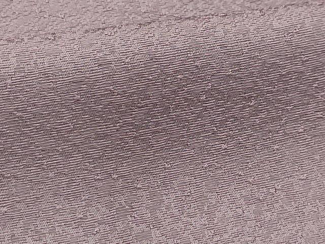 平和屋着物■上質な色無地　紋意匠　鳩羽鼠色　正絹　逸品　AABH6302sx