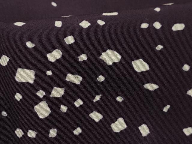平和屋着物■上質な小紋　箔散らし文様　正絹　逸品　AABH6305sx