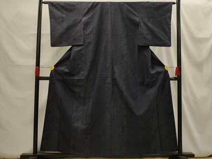 平和屋着物■上質な紬　100亀甲　花間道　正絹　逸品　AABH6311sx