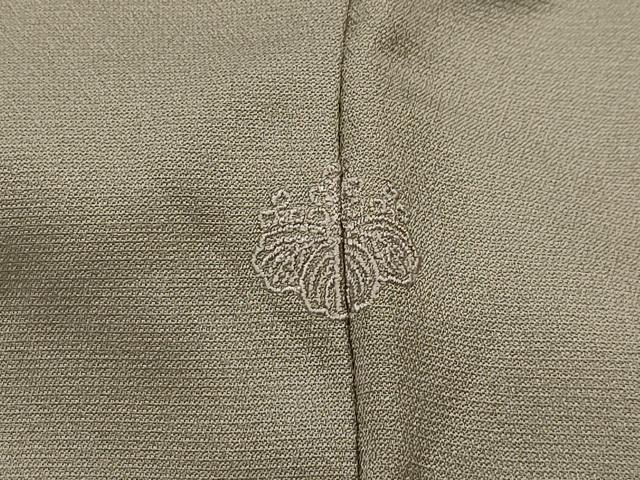 平和屋着物■豪華色留袖　駒刺繍　流水飛鶴花丸文　金彩　正絹　逸品　AABH6332sx