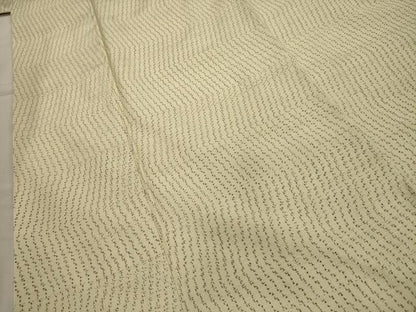 平和屋着物■上質な紬 幾何学文様 正絹 逸品 AABH6335sx