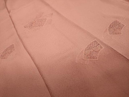 平和屋着物■訪問着　中国三大刺繍　スワトウ刺繍　汕頭刺繍　地紙重ね花文　暈し染め　正絹　逸品　AABH6351sx