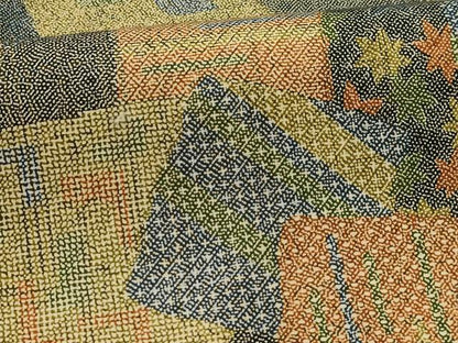 平和屋着物■上質な小紋 色紙重ね文 正絹 逸品 AABH6355sx