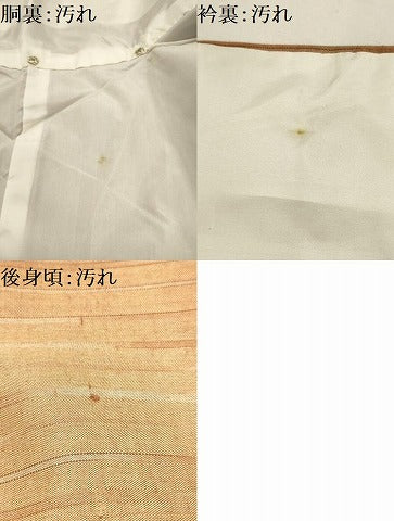 平和屋着物■上質な紬 間道 正絹 逸品 AABH6359sx