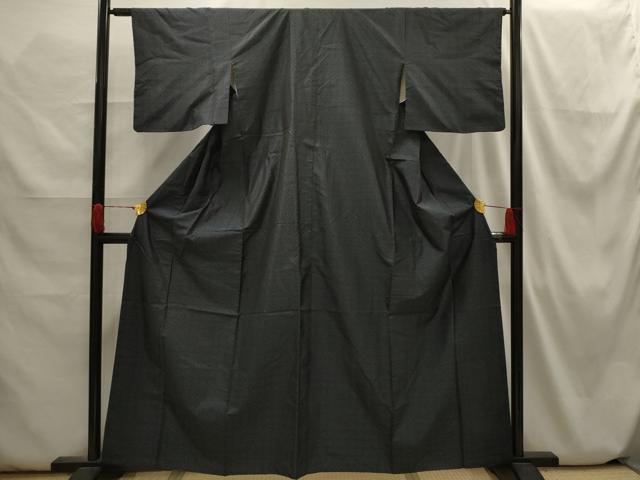 平和屋着物■本場大島紬 菱文 正絹 逸品 AABH6362sx