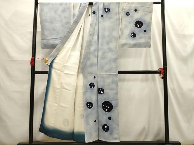 平和屋着物●男性　訪問着　丸文　暈し染め　正絹　逸品　AABH6368sx 平和屋着物○男性 訪問着 丸文 暈し染め 正絹 逸品 AABH6368sx