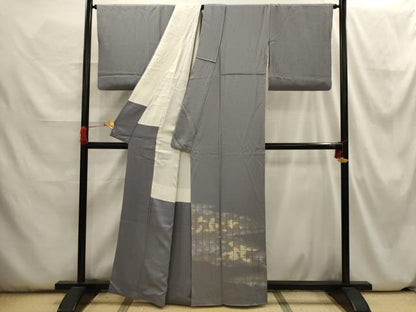 平和屋着物■豪華色留袖 霞市松文 金銀糸 正絹 逸品 AABH6371sx