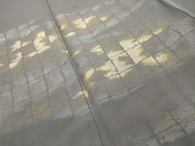 平和屋着物■豪華色留袖 霞市松文 金銀糸 正絹 逸品 AABH6371sx
