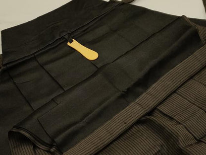 平和屋着物■男性　行灯袴　間道　正絹　逸品　AABH6373sx