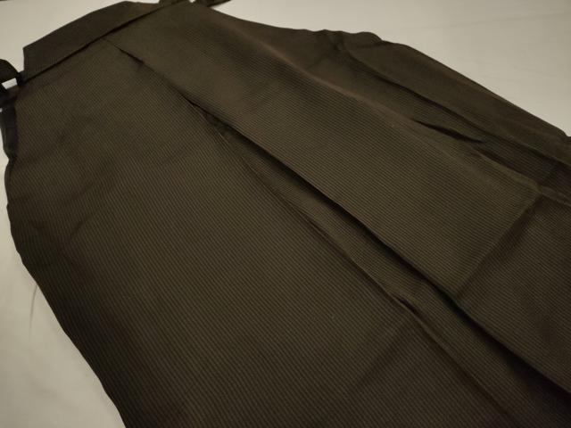 平和屋着物■男性　行灯袴　間道　正絹　逸品　AABH6373sx