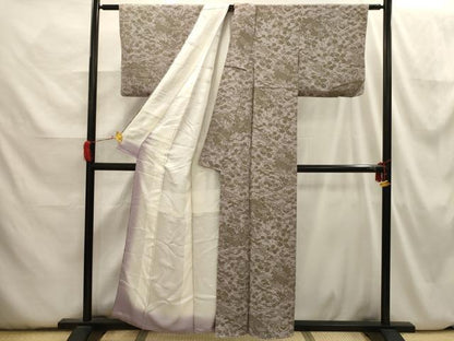 平和屋着物■上質な小紋 松竹梅流水花籬文 正絹 逸品 AABH6382sx