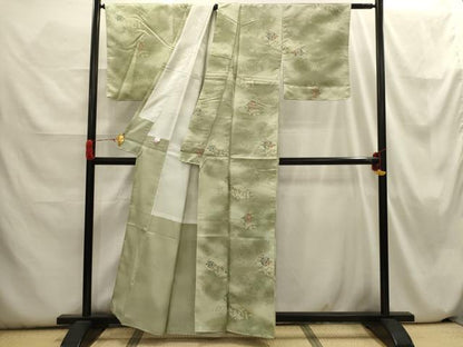 平和屋着物■小紋　松皮菱花文　暈し染め　洗える着物　AABH6396sx