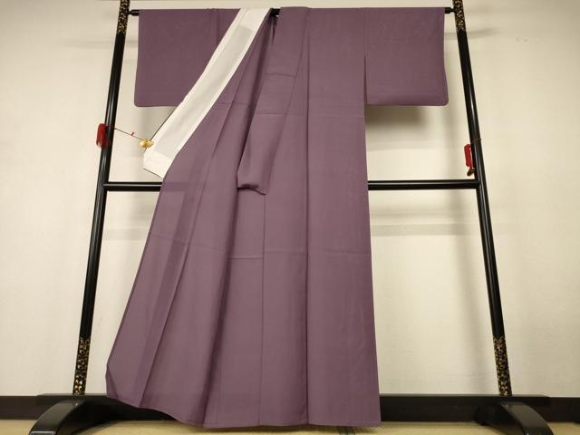 平和屋着物＊夏物 色無地 絽 浅紫色 正絹 逸品 AABH6402jd