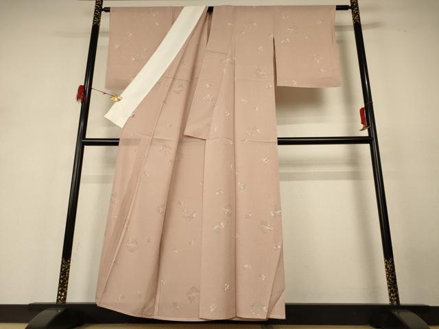 平和屋着物＊夏物 小紋 絽 草花丸文 高島屋扱い 正絹 逸品 未使用 AABH6404jd