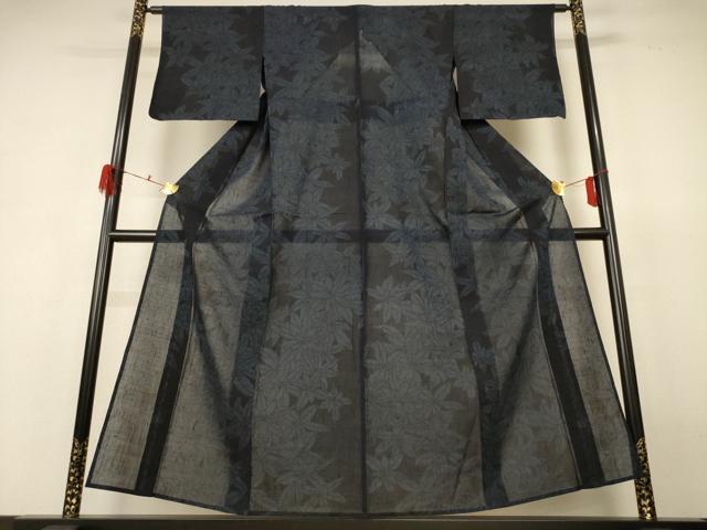 平和屋着物＊夏物　紗紬　花づくし　正絹　逸品　AABH6414jd 平和屋着物＊夏物 紗紬 花づくし 正絹 逸品 AABH6414jd