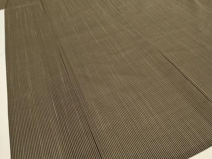 平和屋着物＊夏物 紗紬 縞 正絹 逸品 AABH6415jd