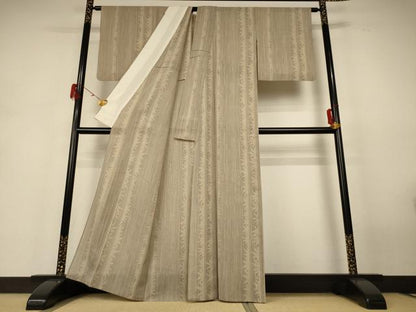 平和屋着物＊夏物 本場大島紬 夏大島 間道 正絹 逸品 AABH6424jd