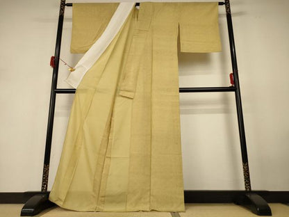 平和屋着物＊夏物 小紋 絽 鮫小紋柄 正絹 逸品 AABH6430jd