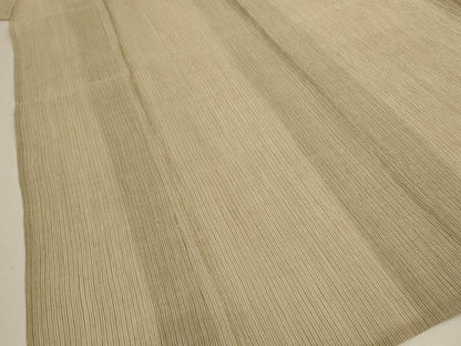 平和屋着物＊夏物 小千谷ちぢみ 縞 麻 逸品 AABH6446jd