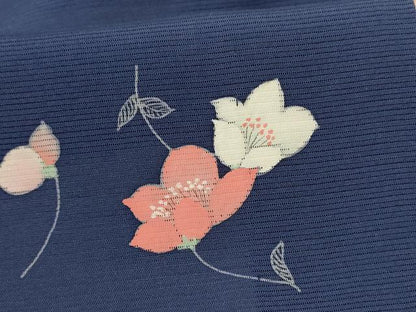 平和屋着物＊夏物 訪問着 絽 草花文 正絹 逸品 AABH6449jd