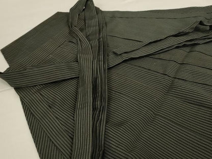 平和屋着物＊夏物 男性 馬乗り袴 縞 正絹 逸品 AABH6452jd