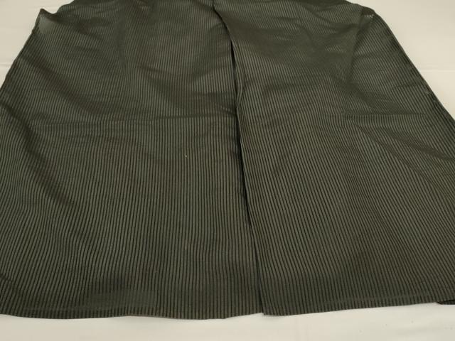 平和屋着物＊夏物 男性 馬乗り袴 縞 正絹 逸品 AABH6452jd