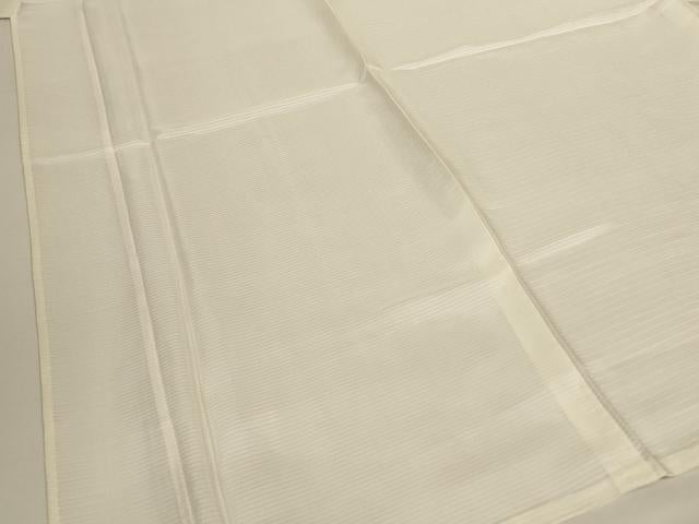 平和屋着物＊夏物 長襦袢 絽 鳥の子色 正絹 逸品 AABH6457jd