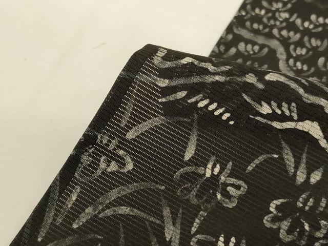 平和屋着物＊夏物　訪問着　絽　風景草花文　正絹　逸品　AABH6466jd