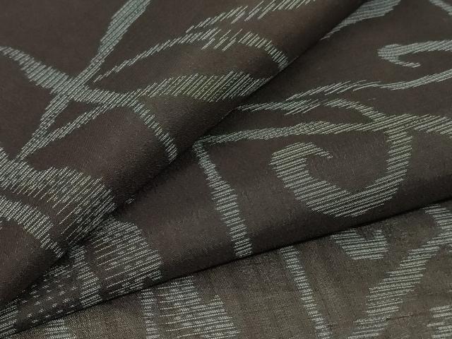 平和屋着物＊夏物 紗紬 幾何学文様 正絹 逸品 AABH6484jd