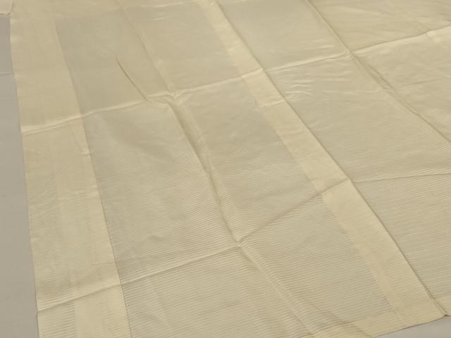 平和屋着物＊夏物 長襦袢 絽 鳥の子色 正絹 逸品 AABH6491jd