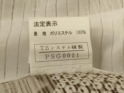 平和屋着物＊夏物 小紋 絽 葡萄蔦の葉文 洗える着物 AABH6499jd