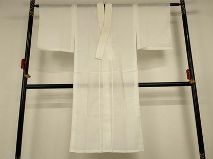 平和屋着物＊夏物 長襦袢 絽 白色 洗える着物 AABH6500jd