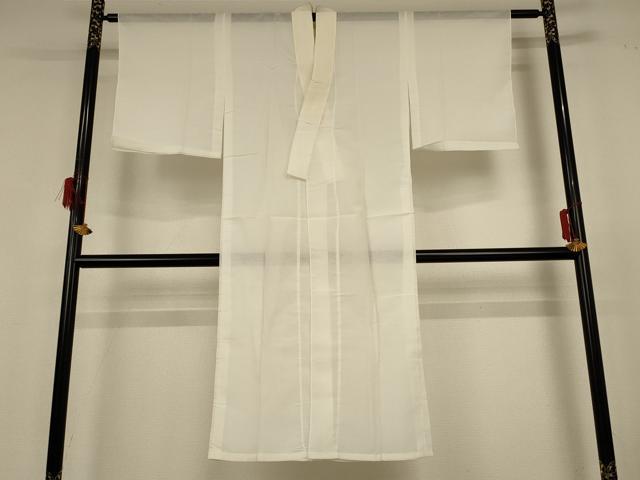 平和屋着物＊夏物 長襦袢 絽 白色 洗える着物 AABH6500jd