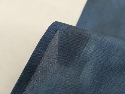 平和屋着物＊夏物 小紋 紗 格子 正絹 逸品 AABH6503jd