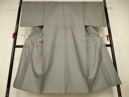 平和屋着物＊夏物 男性 小紋 紗 亀甲文 AABH6505jd