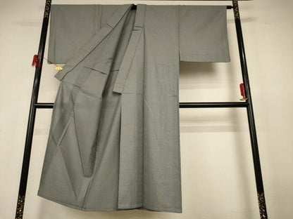 平和屋着物＊夏物 男性 小紋 紗 亀甲文 AABH6505jd
