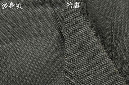 平和屋着物＊夏物 男性 小紋 紗 亀甲文 AABH6506jd